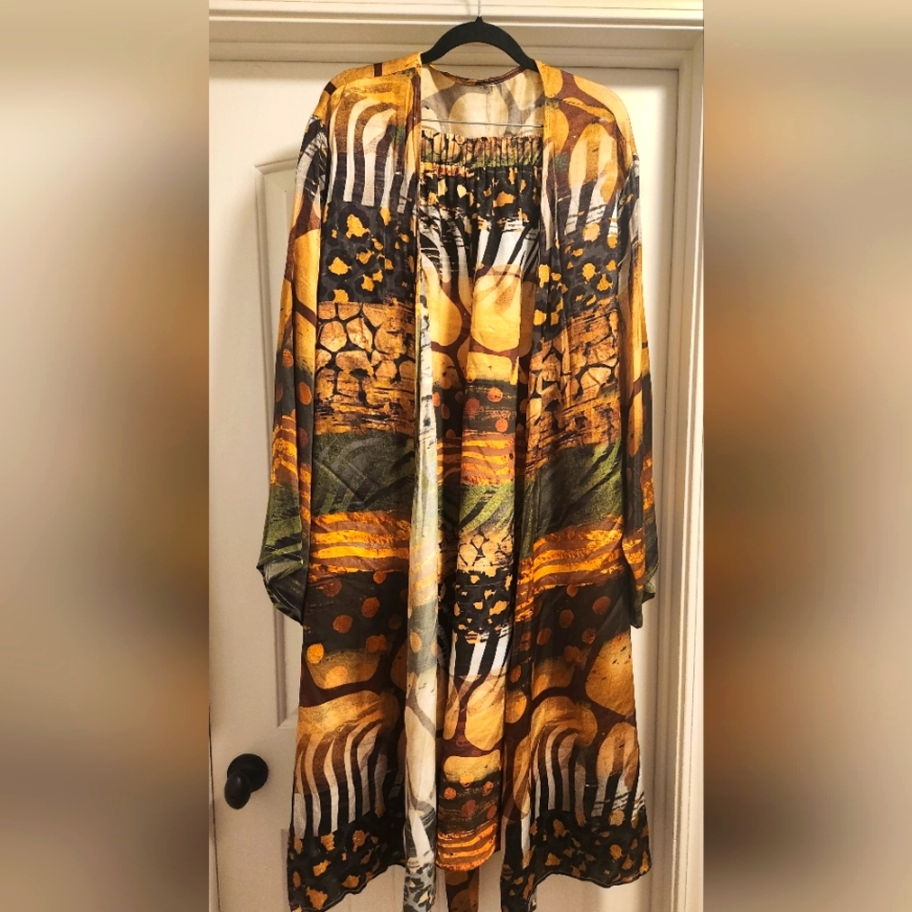 NWOT Sassy Jones Sample Sale Zanzibar Duster and Palazzo Pants Set size Medium